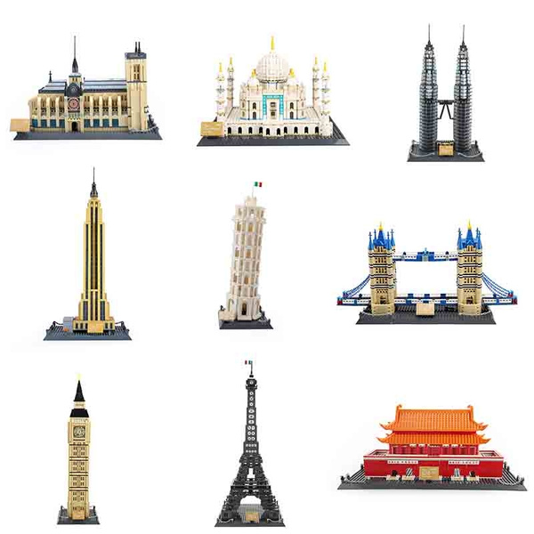 4018Pcs Cathedral Notre Dame Building Blocks Famous Architecture Creative Toys