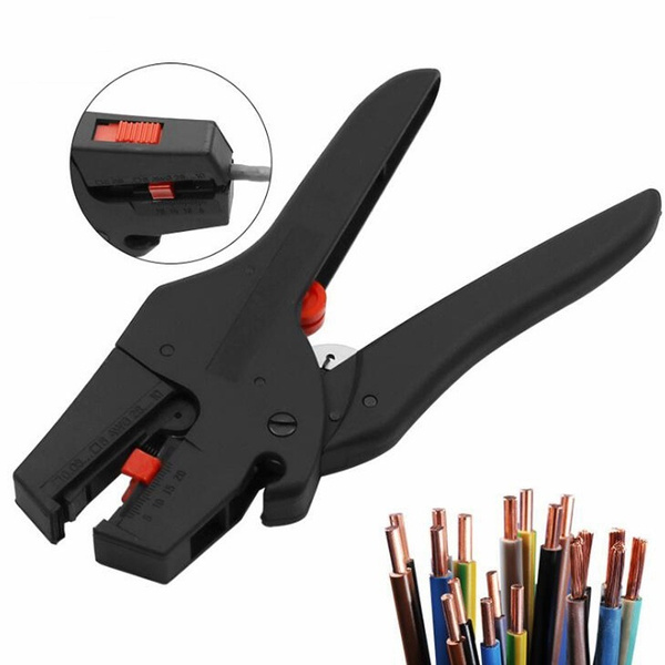 DIY Insulation Self-Adjustable Pliers Wire Stripper Hands Tool Cable Cutter 