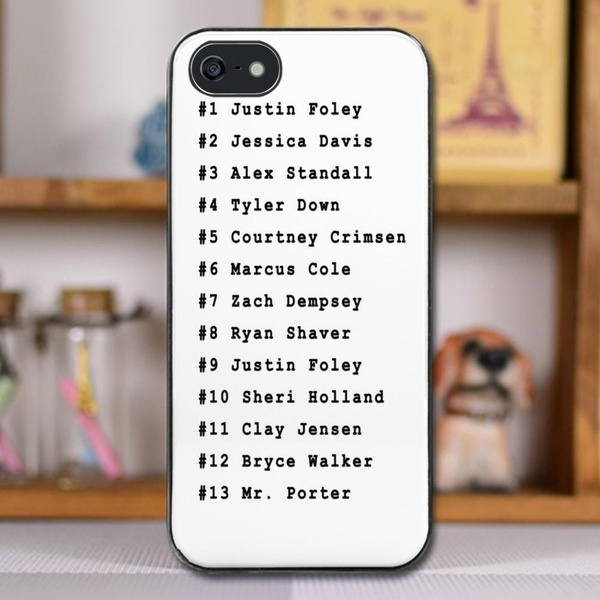 13 Reasons Why Design Cover Cell Phone Case For Iphone 5 6 6s Plus 7 8 Plus X Xs Max 11 Pro Max For Samsung Galaxy S5 S6 S7 Edge S8 S9