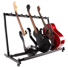 Bass, displayshelf, Rack, Guitars