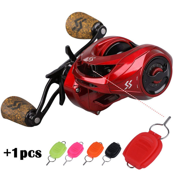 Baitcasting Fishing Reels 8:1 Gear Ratio High Speed Super Smooth  Baitcasting Reel with 10 Button Magnetic Brake 10 Ball Bearings Baitcast  Reel