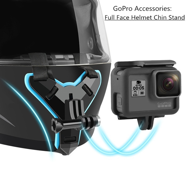 Details about   For GoPro Hero 8 7 6 5 Camera Full Face Motorcycle Helmet Mount Holder Bracket