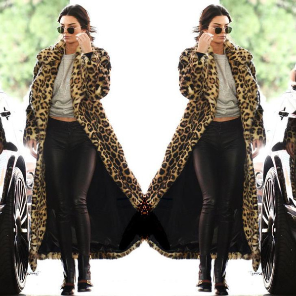 Wish leopard cheap coat