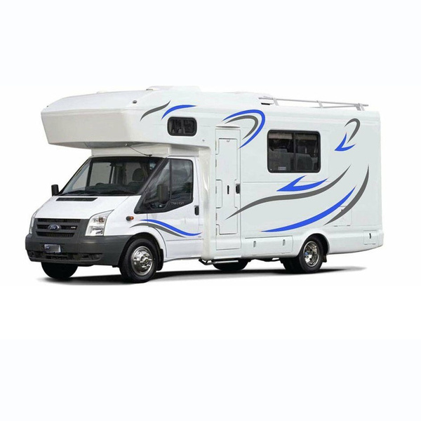 Kit adesivi per camper sticker 2x casa mobile Caravan motorhome VAN trailer 