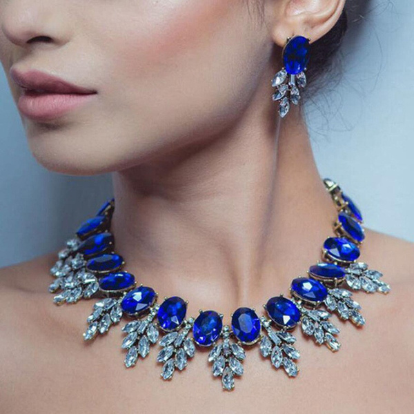 Crystal Rhinestone Choker Necklace 