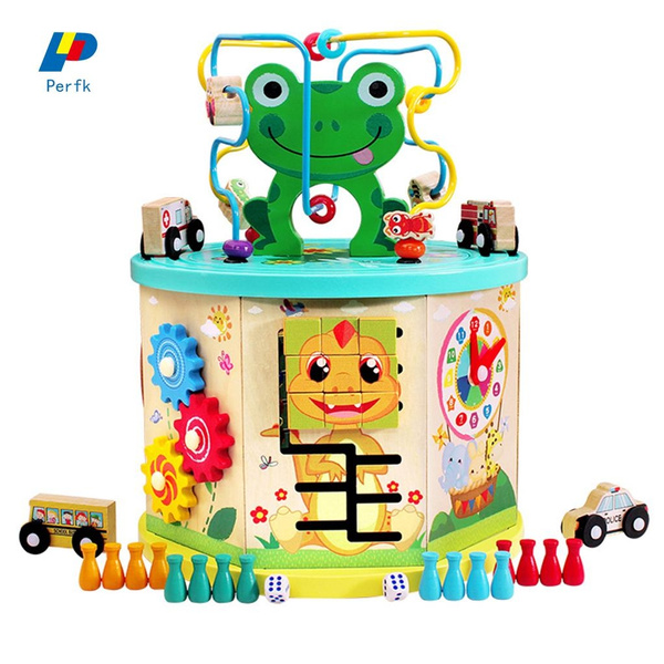 wooden cube toy baby