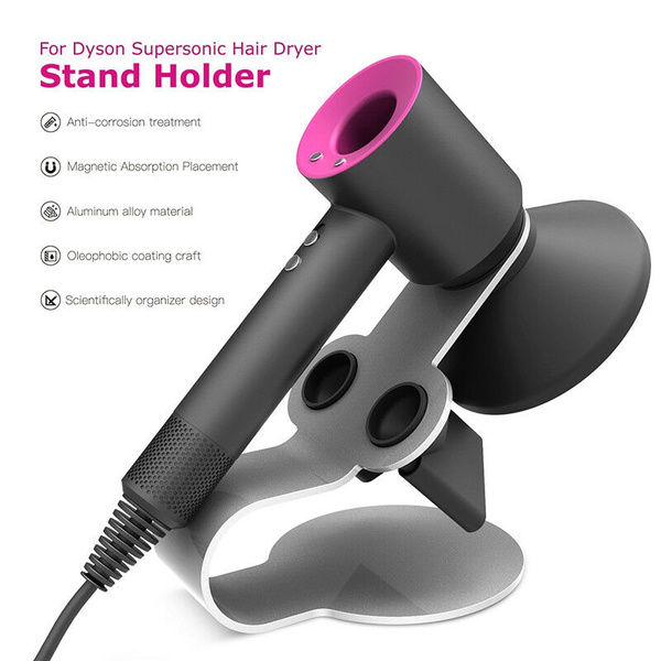 Magnetic Dock Stand Holder For Dyson Supersonic Hair Dryer Diffuser Two Nozzles Wish