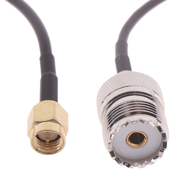Gazechimp Handheld Antenna Cable SMA Female to UHF SO-239 Female Gazechimp Handheld Antenna Cable SMA Female to UHF SO-239 Female