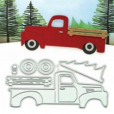 truckmetalcuttingdie, stencilstemplate, Christmas, scrapbookingamppapercraft