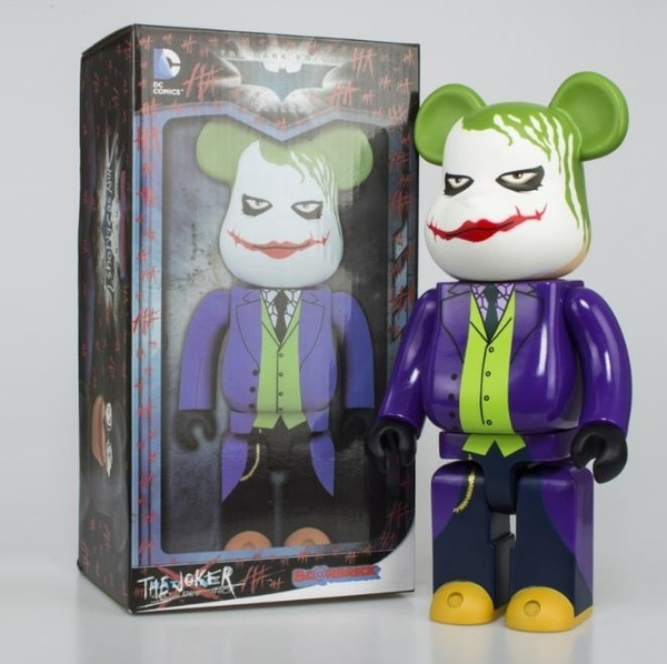 Bearbrick Be@rbrick DIY Paint PVC Action Figure Joker Suicide