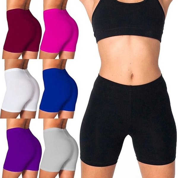 Women's Fashion High Waist Solid Color 