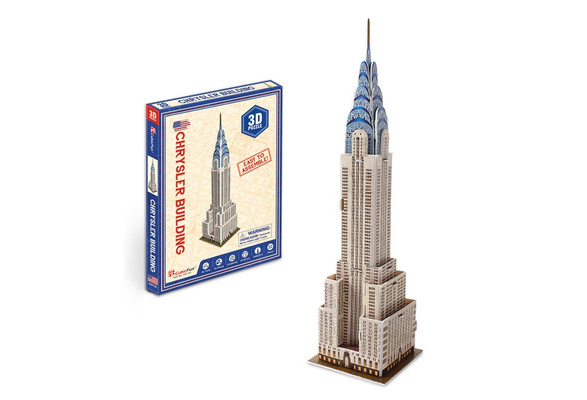 kever Kinderpaleis Statistisch High quality Chrysler Building 3D Jigsaw Building Puzzles Model Educational  Kids Toy Hobbies | Wish