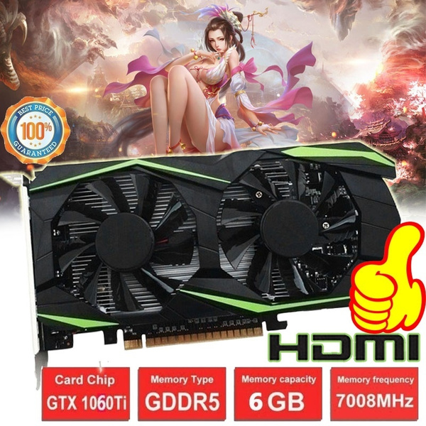 2020 New GTX 1060 Ti 6GB 4GB GTX1050 Ti 3GB Independent DDR5 128Bit Gaming Video Graphics Card W Dual Fan