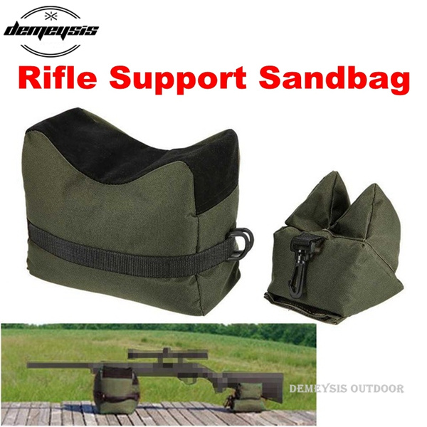 Sniper Shooting Bag Gun Front Rear Bag Target Stand Rifle Support Sandbag Bench 