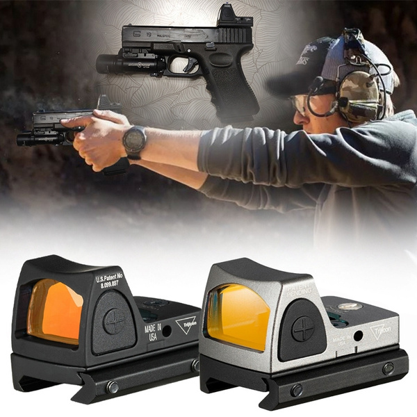 Mini RMR Red Dot Sight Collimator Scope Reflex Sight Scope With Glock ...