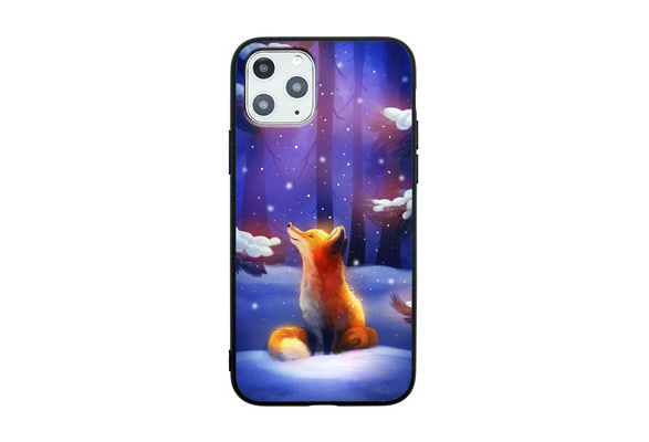 Little Fox pattern phone case for Iphone 11 11POR 11PORMAX X XS XR