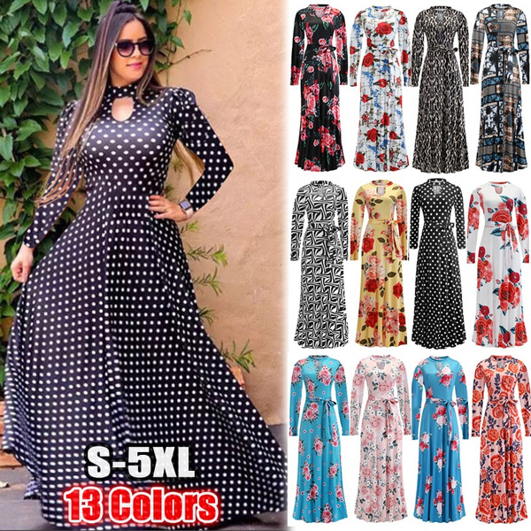 Wish 2025 long dresses