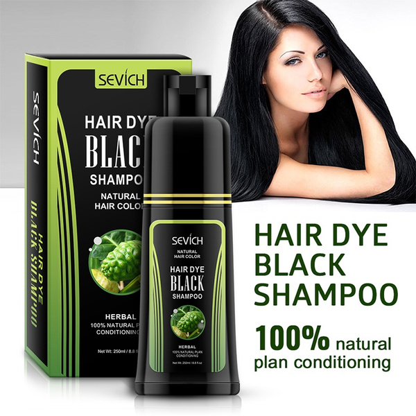 Hair Shampoo Black Hair Dye Shampoo Make Grey and White Hair Darkening  Shinny in 5 Minutes Instant Natural Moisturizing Black Hair Coloring  Shampoo | Wish