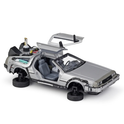 1:24 Car BACK TO THE FUTURE TIME MACHINE HOVER MODE DeLorean DMC Collector  Edition Metal Diecast Cars