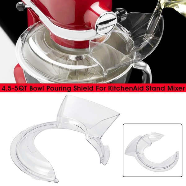 mixer pouring shield