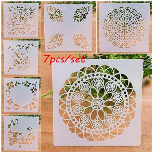 12pcs/set New DIY Crafts Stamp Embossing Template Layering -  Sweden