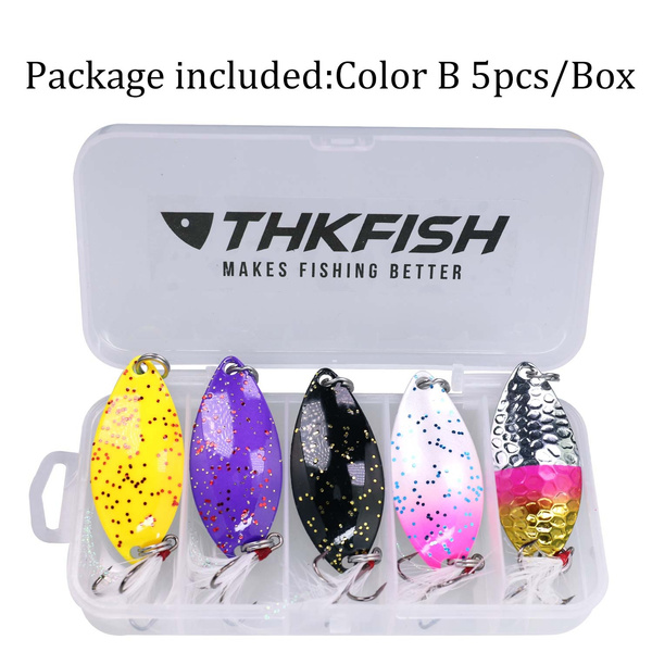 THKFISH Fishing Lures Trout Lures Fishing Spoons Lures for Trout
