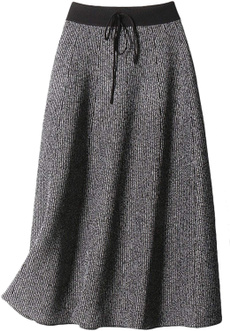 long skirt, Invierno, Elastic, elasticwaistskirt