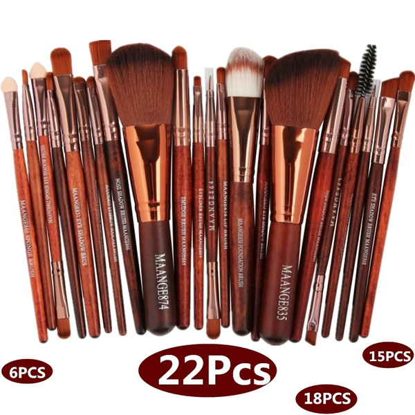 6PCS Make up Brushes Set Eye Shadow Liner Blusher Face Powder Foundation