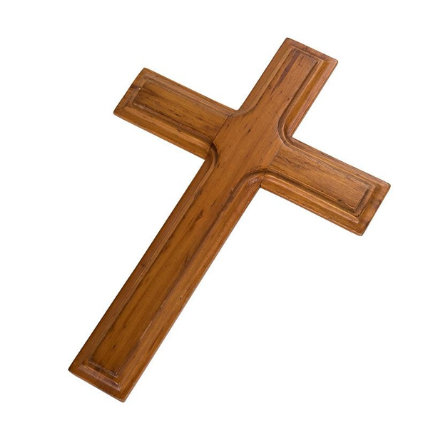 Religious Supplies Catholic Cross Wall Pendant Wooden Craft Decoration Wish - Large Wooden Cross Wall Decor