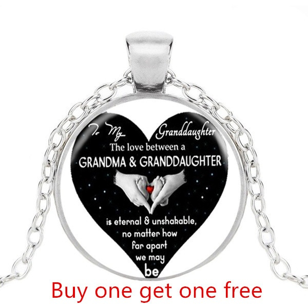 Granddaughter Grandmother Necklace 2025
