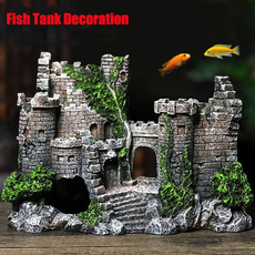fishtankcastledecoration, aquariumsaccessory, Tank, fishsupply
