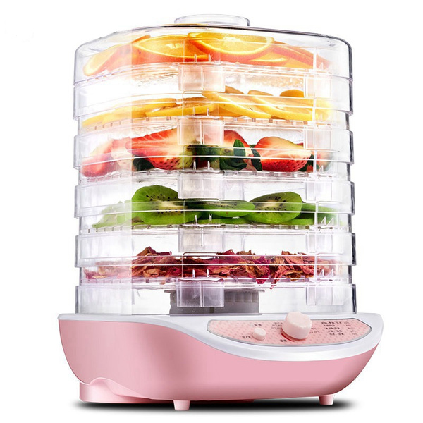 Dried Fruit Vegetables Herb Meat Machine Household MINI Food Dehydrator Pet  Meat Dehydrated 5 Trays Snacks Air Dryer