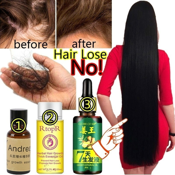 1pcs 1/2/3 Herbs Anti Hair Loss Hair Growth Essence Shampoo Fast Hiar Growth  Oil 10ML | Wish