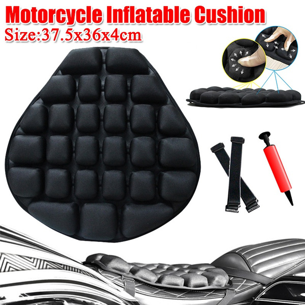 Motorcycle Air Seat Cushion Pressure Relief Ride Seat Cushion TPU  Water-Fillable