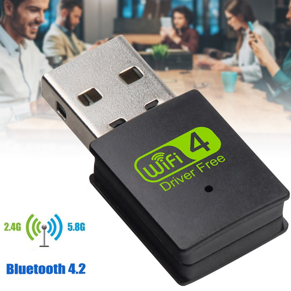 USB WiFi Bluetooth Adapter Dual Band Wireless External Receiver