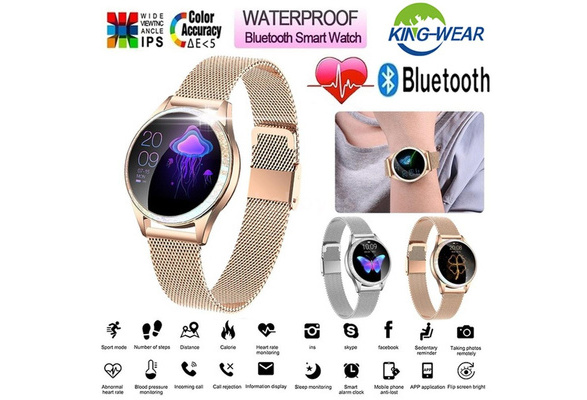 KINGWEAR KW20 Fashion Women Jewelry Watch Waterproof Smart Watch