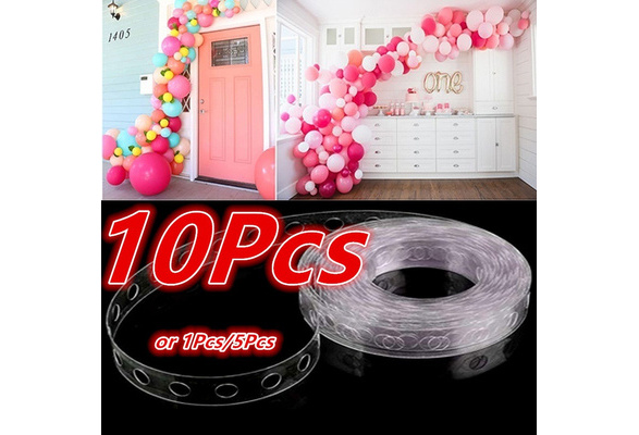 Details about   Balloon Chain Strip Connect Tape Arch Plastic Wedding Party DIY Decor Supply R