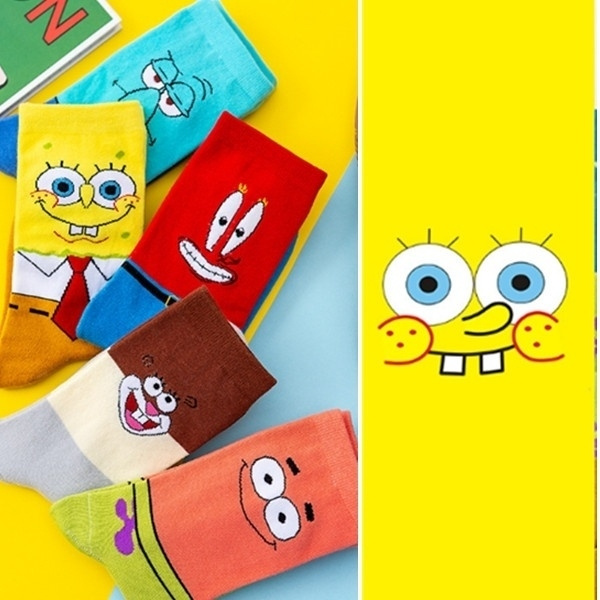 Spongebob and shop patrick elite socks