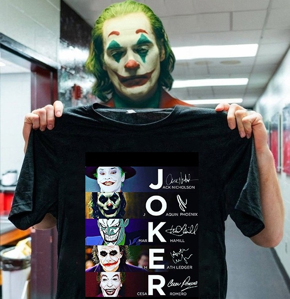 Joker 2019 NEW Fashion Unisex T Shirt Jokers Shirt Women and Men T Shirts