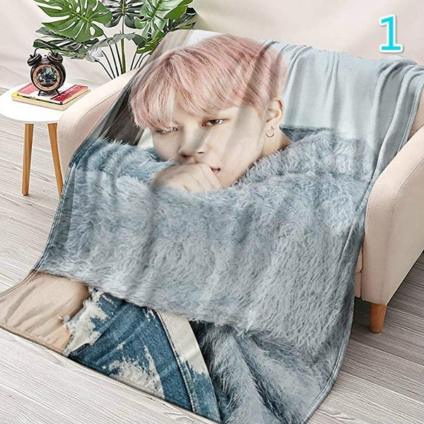 Jimin 8styles Flannel Throws Blankets Couch Sofa Fuzzy Blanket For Traveling 100 150cm Wish