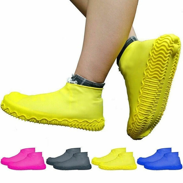 Overshoes Rain Silicone Waterproof Shoe Covers Boot Cover Protector Recyclable 