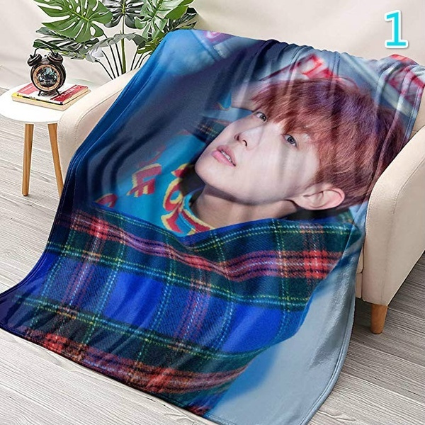 Kpop Flannel Throws Blankets Couch Sofa Fuzzy Blanket For Bed Sofa 100 150cm Wish