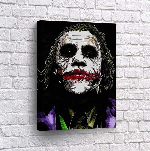 Heath Ledger Joker - Schubert Art - Drawings & Illustration, Entertainment,  Movies, Action & Adventure - ArtPal