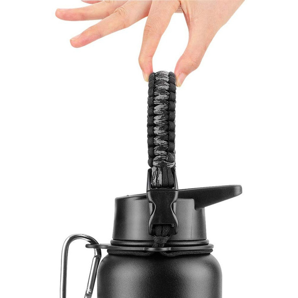 Water Bottle Handle Strap Cup Holder Fits Wide Mouth Paracord For Hydro  Flask