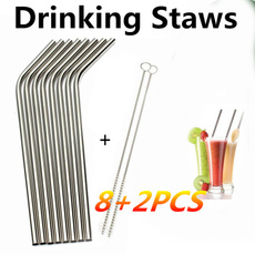 Steel, drinkingstraw, straw, Stainless Steel
