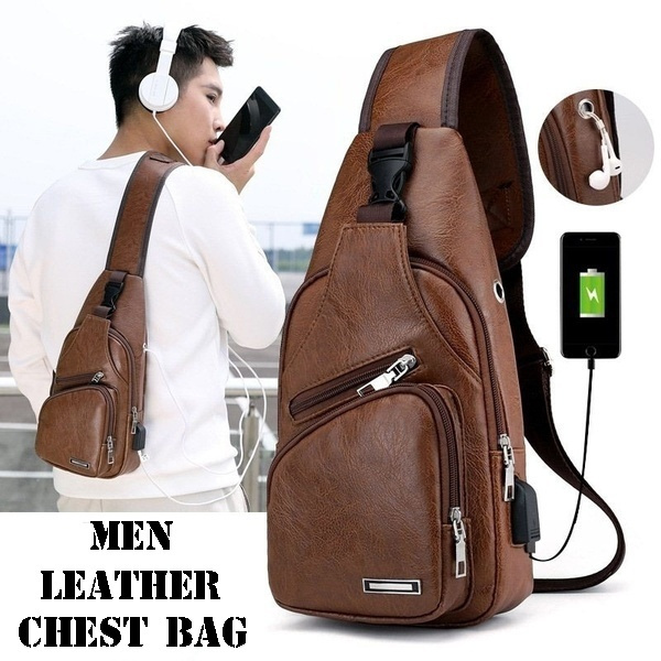 mens fashion chest bag