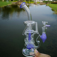 bubbler, purple, Glass, bongwithpercolator