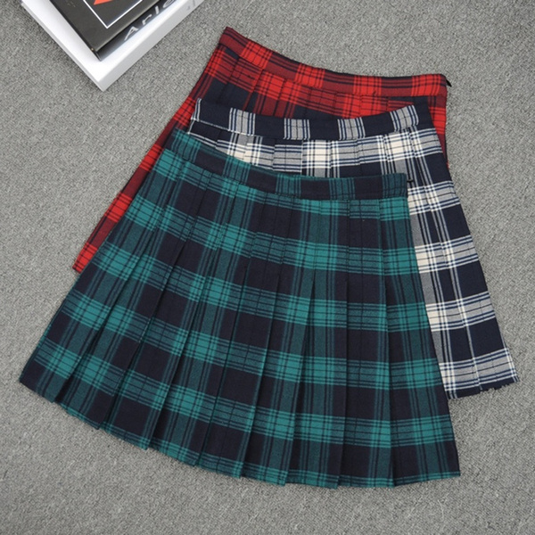 kilt pleat mini dress