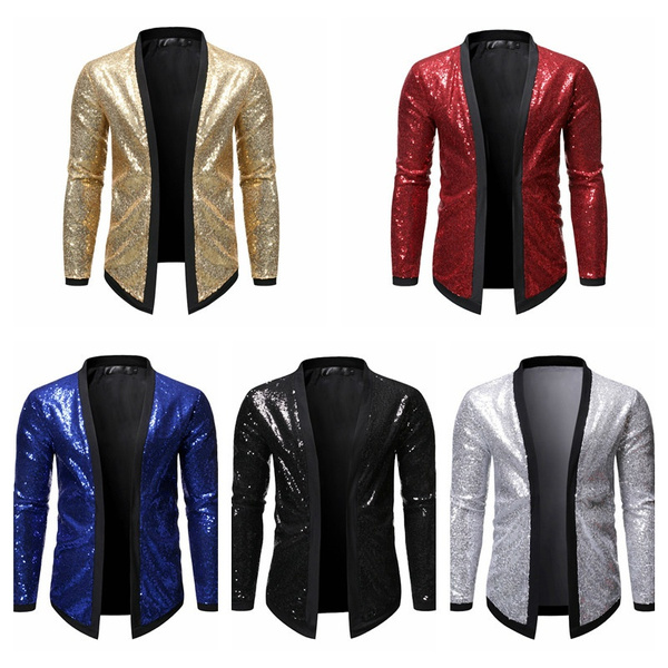 Mens on sale sequin cardigan