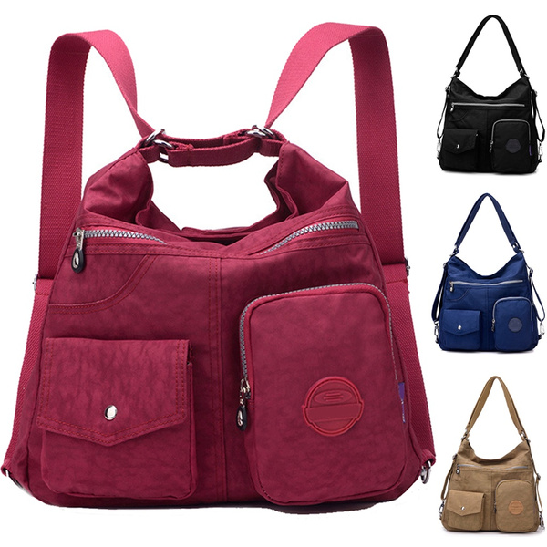SEAFEW Black Small Sling Crossbody Backpack Shoulder Bag for Men Women–  backpacks4less.com